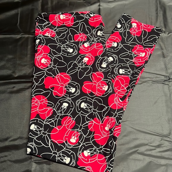 Disney Minnie Mouse Lularoe Leggings Tall & Curvy - Picture 1 of 1